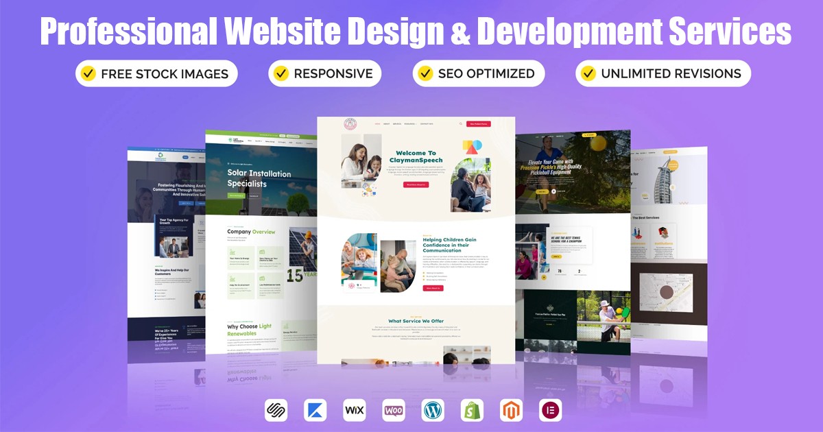 Website design and development service